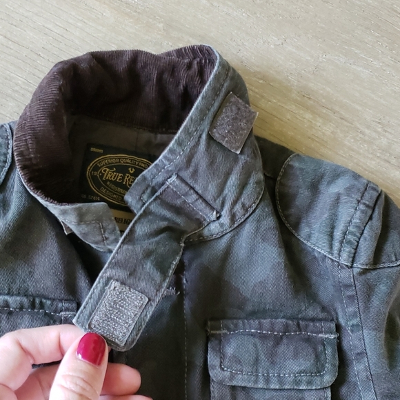 Camo twill military jacket - Picture 5 of 10